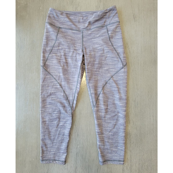 Patagonia Pants - Patagonia Centered Crop Leggings Heathered Gray Size Medium